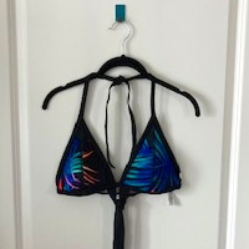VS PINK Tropical Triangle Bikini Top  M